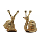 Salt & Pepper Snail Gold Cellars