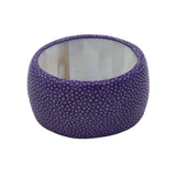 Purple Shagreen Napkin Ring