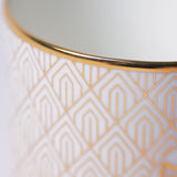 White & Gold Votives - Ginger Lily