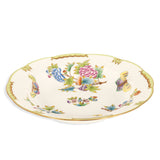 Queen Victoria Soup Plate Hand Painted 24K Gold Rim