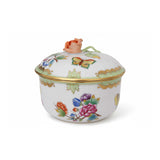 Queen Victoria Sugar Pot Hand Painted 24K Gold Accents