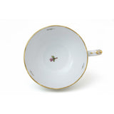 Queen Victoria Tea Cup Hand Painted 24K Gold Accents 200 ml