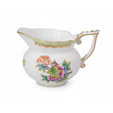 Queen Victoria Creamer Hand Painted 24K Gold Accents