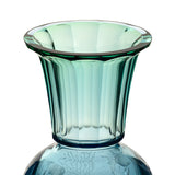 Aquamarine Underl Fish Aqua Gre Gloriola Vase