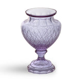 Louvre Footed Hand Cut Vase