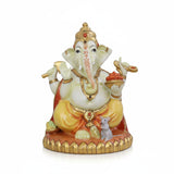 Ganesha Hand Painted 24K Gold Accents