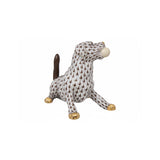 Labrador Ball Figurine Hand Painted 24K Gold Accents