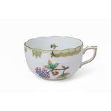 Queen Victoria Tea Cup Hand Painted 24K Gold Accents 200 ml