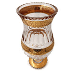 Panenka Beaker Hand Cut Crystal 24K Gold 35.5 Cm