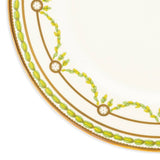 Green Garland bread and butter Plate 16 Cm