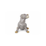 Labrador Ball Figurine Hand Painted 24K Gold Accents