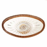 Gondola Centerpiece Hand Cut Crystal 24K Gold 30.5 Cm