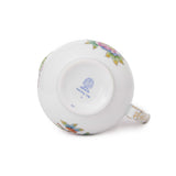 Queen Victoria Creamer Hand Painted 24K Gold Accents