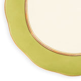 Olive Green Presentation Plate