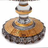 Gondola Centerpiece Hand Cut Crystal 24K Gold 30.5 Cm