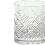 Checkered Medium Crystal Tumbler - 95mm, 111/2oz,33cl