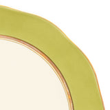 Olive Green Presentation Plate