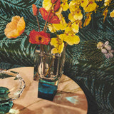 Ohio Vase Clear/Azure/Cobalt