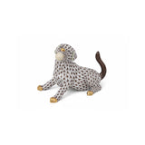 Labrador Ball Figurine Hand Painted 24K Gold Accents
