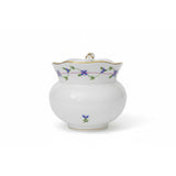 Purple Garland Cornflowers Creamer Hand Painted 24K Gold Accents