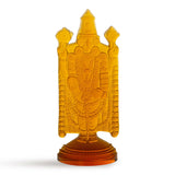 Hand Made Fine Crytal Tirupati Govinder - Topaz 33 cm