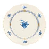 Apponyi Blue Dinner Plate Hand Painted 24K Gold Rim 28 cm