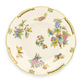 Queen Victoria Soup Plate Hand Painted 24K Gold Rim