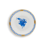 Apponyi Blue Coffee Cup and Saucer Hand Painted 24K Gold Accents 140 ml