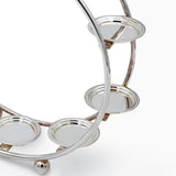 Large Silver-Plated Wheel Canapé & Cupcake Server Stand