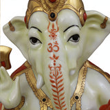 Ganesha Hand Painted 24K Gold Accents