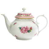Shell Garden Floral Rose Pink Teapot