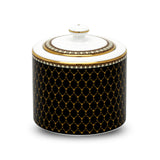 Antler Trellis Black Covered Sugar