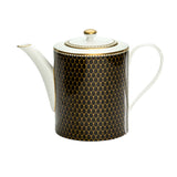 Antler Trellis Black Teapot