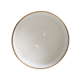 White & Gold Votives - Ginger Lily