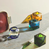 Ophelia Azure/Green Tealight Holder