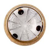 Tripod Bowl Hand Cut Crystal 24K Gold 13 cm