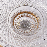 Dynko Centerpiece Hand Cut Crystal 24K Gold 25.5 Cm