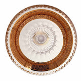 Cipisek Centerpiece Hand Cut Crystal 24K Gold 25.5 Cm