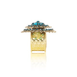Blue Round Napkin Ring