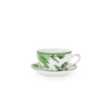 Maiolica Verde Teacup And Tea Saucer