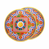 Carretto Sicilano Set of 2 Dinner Plates Dia. 26 cm