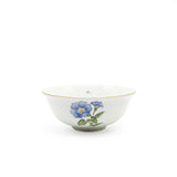 Gustave Morning Glory Katori Bowl Hand Painted 24K Gold Rim 11 cm