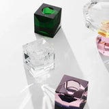 Ophelia Clear/Clear Tealight Holder