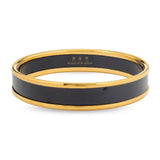 Black Golden Small Bangle 1cm