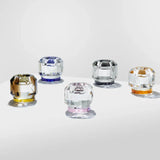 Texas Clear/Rose Tealight Holder