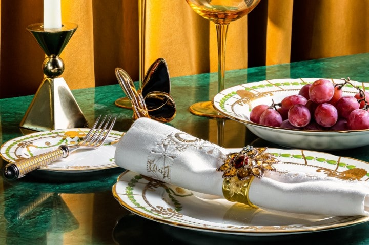 Embracing the newness of the season with new designs of the Thomas Goode Tableware
