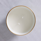 White & Gold Votives - Ginger Lily
