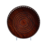Bottle Coaster Pierced Silver Plated