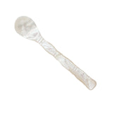 Mop Caviar Spoon Ringed With Square End - 13cm