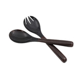 Wood and Horn Salad Server Set 26.5cm